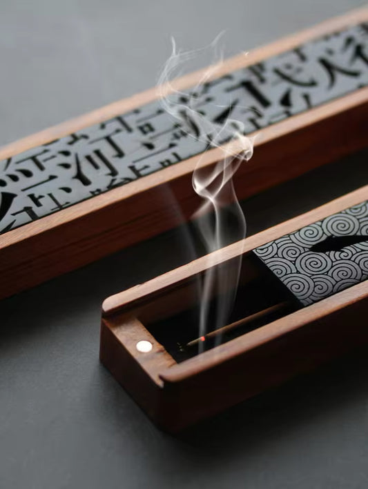 Japanese Wooden Incense Holder