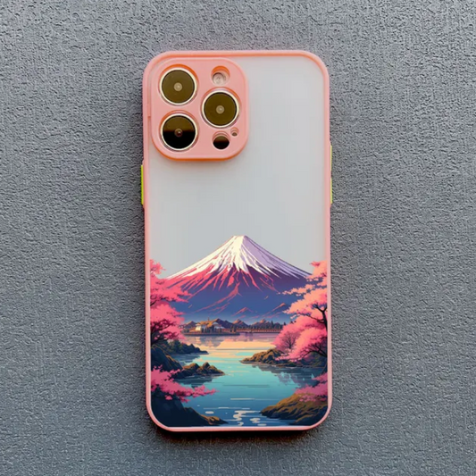 "Pinku Fuji" iPhone Case