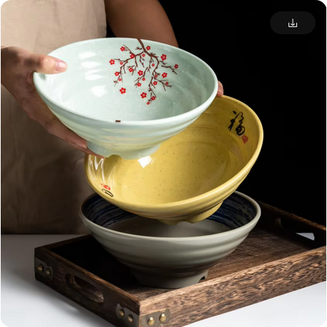 Japanese-Inspired Melamine Bowls