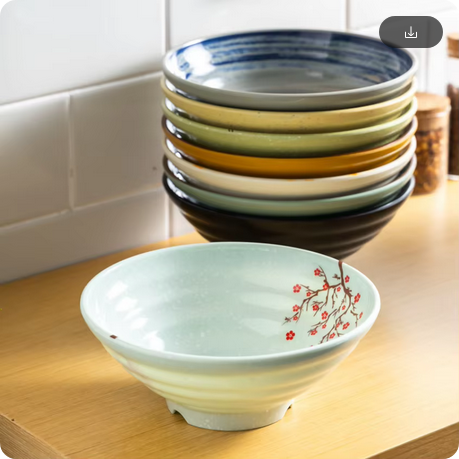 Japanese-Inspired Melamine Bowls