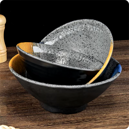 Anthracite Melamine Bowls