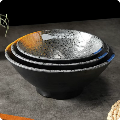 Anthracite Melamine Bowls