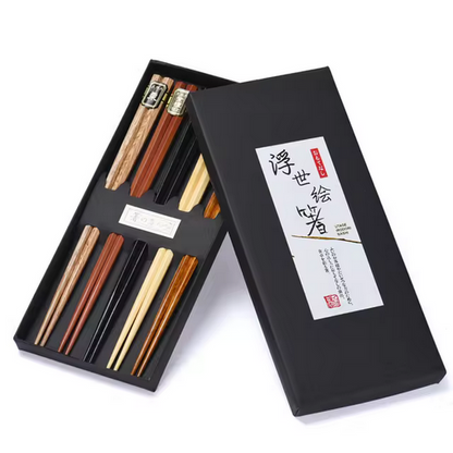Palillos japoneses (5 pares)